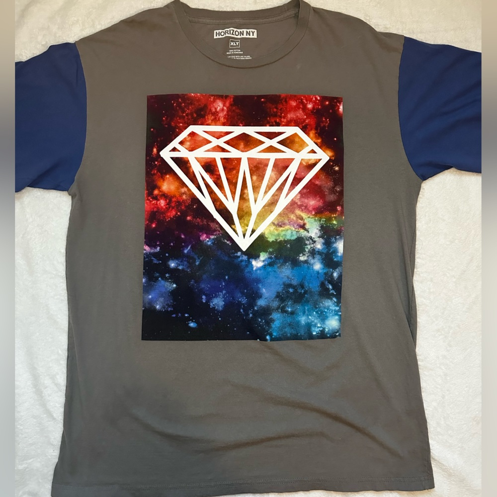 💎 Horizon NY Men’s Diamond graphic tshirt XLT